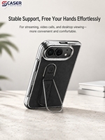 Étui de protection pour iPhone Ultra, style luxe léger, couleur unie, texture cuir, avec anneau support pliable et protection d'écran intégrée