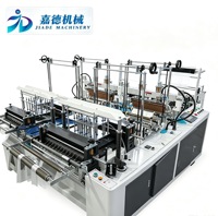 Machine automatique de fabrication de sacs à légumes en rouleau double ligne LDPE JDAP-400*2 avec noyau en papier et machine de fabrication de sacs en plastique