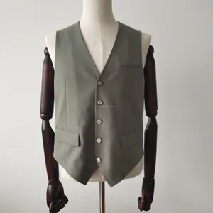 Gilet per tuta 2022 <span class=keywords><strong>panciotto</strong></span> monopetto in <span class=keywords><strong>lana</strong></span> - Product Image 1