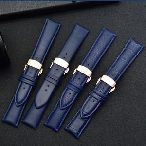 Bracelets de <span class=keywords><strong>montre</strong></span> en <span class=keywords><strong>cuir</strong></span> de vachette véritable de rallye de crocodile en relief de luxe <span class=keywords><strong>avec</strong></span> fermoir de déploiement <span class=keywords><strong>Bracelet</strong></span> accessoires de <span class=keywords><strong>montre</strong></span> pour hommes - Product Image 2