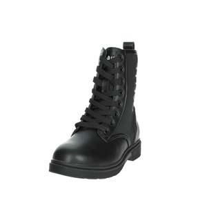 Bottines à lacets en cuir noir pour filles Gaelle Paris, bottines tendance - Product Image 6