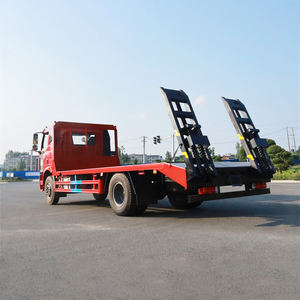 Nouveau <span class=keywords><strong>camion</strong></span> plateau de transport de marchandises 4x2 personnalisé par le fabricant pour excavatrice et chargeuse - Product Image 5