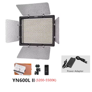 Lumière LED Flash YONGNUO <span class=keywords><strong>YN</strong></span>-<span class=keywords><strong>600L</strong></span> II Lumière Vidéo LED pour Appareil Photo avec Panneau Lumineux LED 600 avec Télécommande Sans Fil Yn600 - Product Image 1