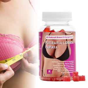 Gomitas para el Crecimiento de Senos con Pueraria Mirifica y Papaya Orgánicas de Marca Privada OEM, Certificadas HALAL, Gomitas Naturales para el <span class=keywords><strong>Aumento</strong></span> del <span class=keywords><strong>Busto</strong></span> para Adultos - Product Image 1