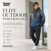Veste coupe-vent Y25 personnalisée à col montant, en nylon Ripstop respirant, avec fermeture éclair quart de tour, style vintage pour homme, idéale automne-printemps, fabrication OEM