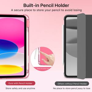 Coque de protection pour tablette <span class=keywords><strong>MoKo</strong></span> avec dos transparent givré, support pliable à trois volets pour iPad A16 11e génération 2025 - Product Image 6