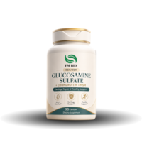 Capsules de Glucosamine Sulfate Haute Concentration + Chondroïtine + MSM pour la Santé des Articulations, Sans OGM, Sans Gluten, Supplément OEM