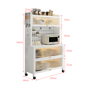 ชั้นวางของโลหะในครัว ชั้นวางของ ชั้นเก็บของ - Product Image 3