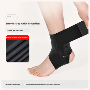 Sangle de soutien de cheville unisexe personnalisable avec logo, légère, élastique et réglable pour la récupération des entorses, le basketball, la course à pied et le fitness - Product Image 2
