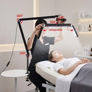 Lampe LED pour extensions de cils avec <span class=keywords><strong>pince</strong></span>, lumière professionnelle pour salon de beauté, température de couleur réglable, lampe à intensité variable pour technicien <span class=keywords><strong>en</strong></span> extensions de cils - Product Image 2