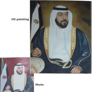 Handmade <span class=keywords><strong>canvas</strong></span> sơn dầu chân dung chất lượng cao tùy chỉnh phong cách hiện thực tính năng hình ảnh độc đáo - Product Image 2