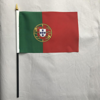 Drapeaux agités à la main Mini personnalisés de haute qualité Drapeaux personnalisés de petite taille