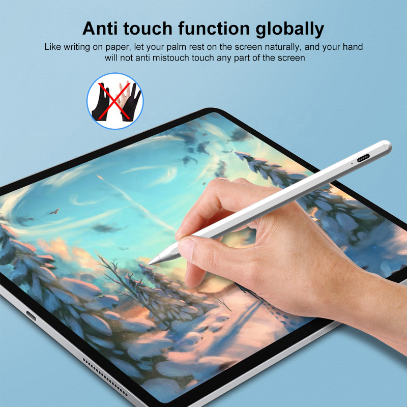 Стилус 2-го поколения, альтернативная Ручка для Apple Ipad Pro 11 дюймов 12,9 с функцией наклона, стилус для рисования