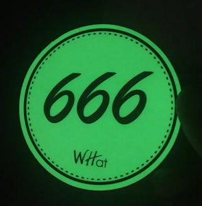 Luce notturna nel buio lettera adesivo in vinile 100 pz stampa UV autoadesivo impermeabile - Product Image 4