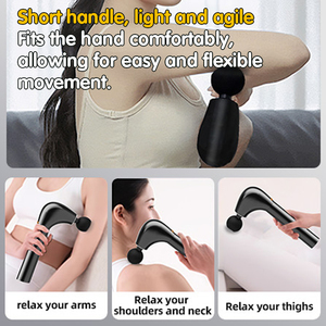 Pistola de Terapia de Percusión Portátil Desmontable para Espalda y Hombros, con Velocidad Ajustable, 4 Cabezales, Calor y Tejido Profundo ES-G4D - Product Image 5