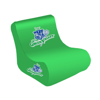 Chaise publicitaire gonflable à impression personnalisée, chaise gonflable de marque