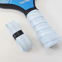 Pickleball Paddle Grip PU Enduit Raquette de Tennis absorbant la sueur Respirant Perforé Main En Caoutchouc Pickleball Grip Multicolore