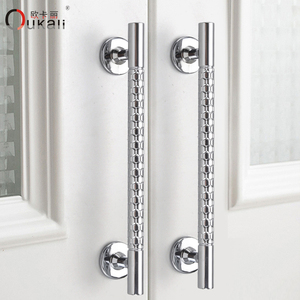 Oukali Modern <strong>French</strong> Furniture Cabinet Handle Kitchen Drawer Dresser Zinc Alloy Chrome Pull Handles - Product Image 4