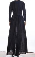 Nouvelle mode de robes pour femmes ensemble de robes élégantes et sexy en gros de deux pièces en maille à manches longues en dentelle tenue de soirée décontractée