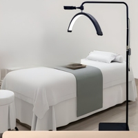 Lampe de sol professionnelle en forme de U, demi-lune, avec protection oculaire, réglable, pour salon de beauté, extensions de cils, maquillage, studio