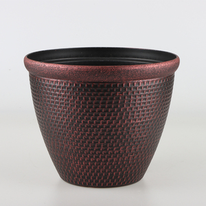 <span class=keywords><strong>Pot</strong></span> <span class=keywords><strong>de</strong></span> fleurs en plastique à prix <span class=keywords><strong>de</strong></span> gros, motif nid d'abeille décoratif, vintage, écologique, pour jardin extérieur et décoration intérieure, style mi-siècle - Product Image 3