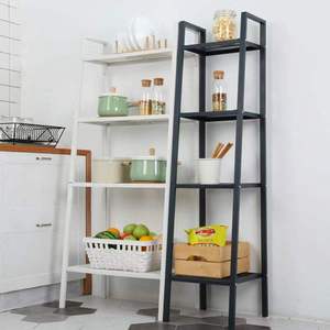 Office Bathroom Living Room Storage Rack Shelf 3 Tier Bookshelf Bamboo Plant Stand <b>Ladder</b> Shelf - Product Image 5