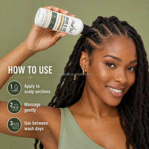 Sérum Rafraîchissant Sans Rinçage au Miel, Biotine et Hamamélis pour Tresses, Twists et Locs – Soin du Cuir Chevelu Marque Blanche - Product Image 5