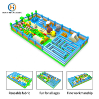 Grands enfants adultes dessin animé labyrinthe gonflable maison de rebond en plein air château sautant parcours d'obstacles aire de jeux douce parc d'amusement gonflable