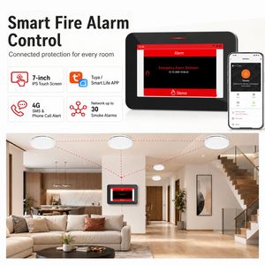 Système d'alarme incendie intelligent CPVAN CP10PRO pour la maison, détecteurs <span class=keywords><strong>de</strong></span> <span class=keywords><strong>fumée</strong></span> interconnectés Wi-Fi EN14604, capteur photoélectrique - Product Image 2