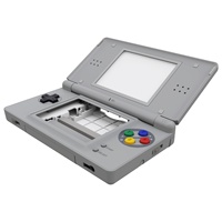 EXtremeRate Coque de Remplacement Complète et Boutons avec Lentille d'Écran pour Nintendo DS Lite NDSL - Kit de Remplacement Complet de la Console
