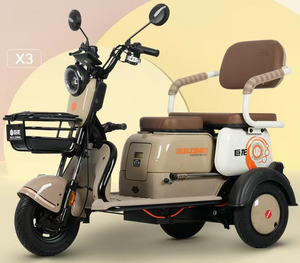 Лидер продаж, трехколесные электрические мотоциклы 500 Вт, 60 В с открытым кузовом, мотоциклы для взрослых, мопеды, скутеры, прямые продажи с завода в Китае - Product Image 4
