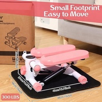 Offre Spéciale maison mini stepper machine d'exercice aérobie équipement de Fitness stepper Mini stepper d'exercice avec des bandes de résistance