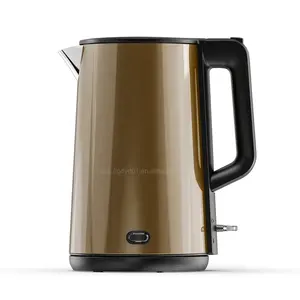 Yousdas home appliance 304/316 seamless water jug kettle 1.8 L colored stainless steel double wall electric kettle