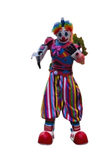 Costume de <span class=keywords><strong>robot</strong></span> clown LED sur échasses pour performance scénique, carnaval, rave party, tenue lumineuse pour bar, boîte de nuit, danse - Product Image 1