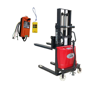 Precio barato de fábrica 2000kg 3M Altura de elevación Apilador de palés de elevación semieléctrico - Product Image 1