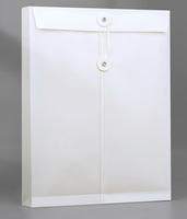 Bolsa de Archivo Vertical de Alta Calidad, para Documentos A4, con Cierre de Cuerda, Impermeable, de Plástico