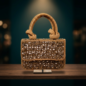 Women’s Stone Mini Bag | Crystal Embellished Party Evening Handbag - Product Image 3