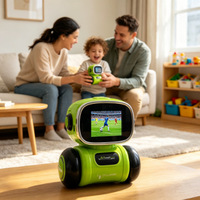 Robot éducatif à commande vocale par IA, imprimante de dessin pour enfants avec contrôle par application, génération d'images, 3 rouleaux de papier d'impression spécial