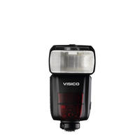 Flash professionnel VISICO TTL à synchronisation haute vitesse, alimenté par batterie, télécommande sans fil, pour appareil photo, portable