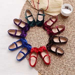 Nuove <span class=keywords><strong>Scarpe</strong></span> Basse da <span class=keywords><strong>Bambina</strong></span> Stile Principessa con Fiocco, Suola in Gomma, per <span class=keywords><strong>Danza</strong></span>, Primavera Autunno - Product Image 1