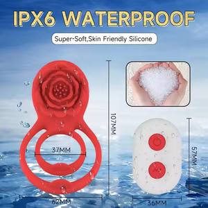 7 titreşim silikon Penis halkası 2G erkek uzaktan kumanda Penis halkası mastürbasyon özel masaj gecikmeli boşalma oyuncak - Product Image 2