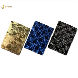 Placa Decorativa de Acero Inoxidable EX295 304 316 Color Dorado, Estándar JIS, Servicios de Soldadura, Doblado y Corte, para Pared/Techo de Ascensor - Product Image 6