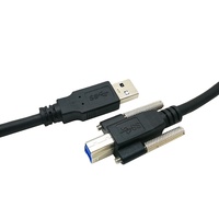 Câble USB3 Vision Câble USB 3.0 Type A Mâle vers Type B Mâle avec Double Vis pour Ordinateur Industriel