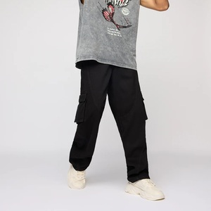 Jean en denim pour homme, style streetwear hip-hop, hiver, imprimé ODM, délavé, respirant, coupe ample, décontracté, grande taille, jambe large - Product Image 2