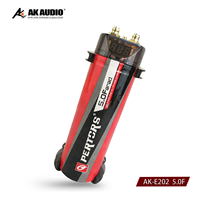 AK-E202 5.0F Haut-parleur audio de voiture 12V Amplificateur Subwoofer Condensateur 2.0F 2 Farad Tension stable