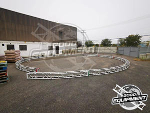 भारी शुल्क लिफ्ट एल्यूमीनियम सर्कल ट्रस सिस्टम 12x12x12 इंच टोमकैट ट्रस सिस्टम के लिए - Product Image 3