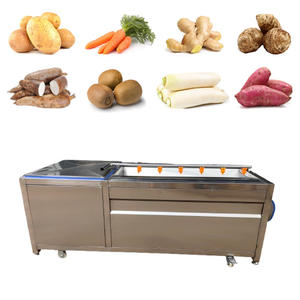 Machine à laver et à éplucher les carottes Taro à brosse à rouleau/Machine à éplucher les pommes de terre, le gingembre et le manioc <span class=keywords><strong>Prix</strong></span> - Product Image 2