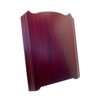 Vente en gros de plaques ovales rectangulaires en bois MDF pour table de remise des prix Plaque vierge en bois