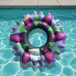 OEM For Walmart Custom Inflatable PVC Swim <b>Ring</b> Fully Customized Solutions Lifebuoy Outdoor Water Sporting and Amusement - Product Image 1