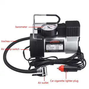 Mini Portable Dc Automotive Tire Air Compressor Electric Charging Pump Dc12v Air Pump